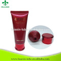 plastic hair tube for bpa free cosmetic packaging with screw cap